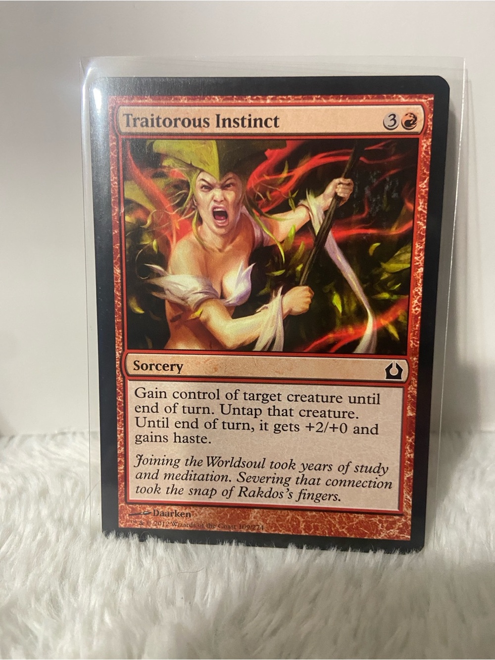 Traitorous Instinct Magic: The Gathering Card - Red